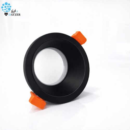 اطار سبوت لايت دائري ضد الرطوبة ألمنيوم 7سم – أسود...