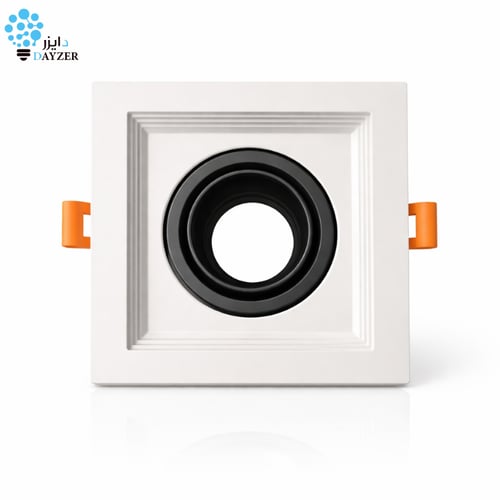 إطار سبوت لايت مربع 10×10 – أبيض في أسود