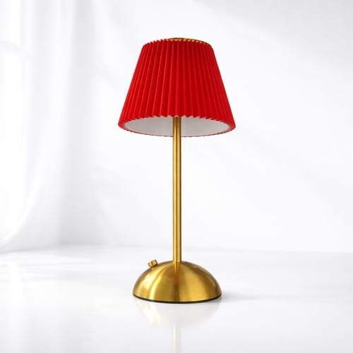 أباجورة لمس أحمر ذهبي – شحن