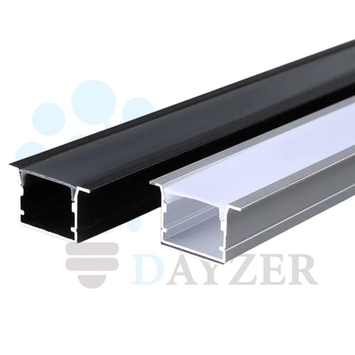 بروفايل مجرى ألمنيوم1.5*2سم – بشفة– بطول 3 أمتار