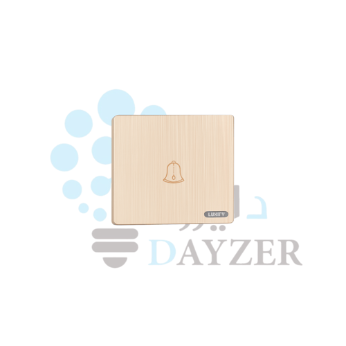 مفتاح جرس | LUXIFY ذهبي خشبي