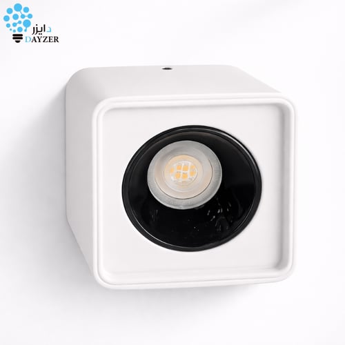 سلندر ألمنيوم لطش مربع – ابيض اسود