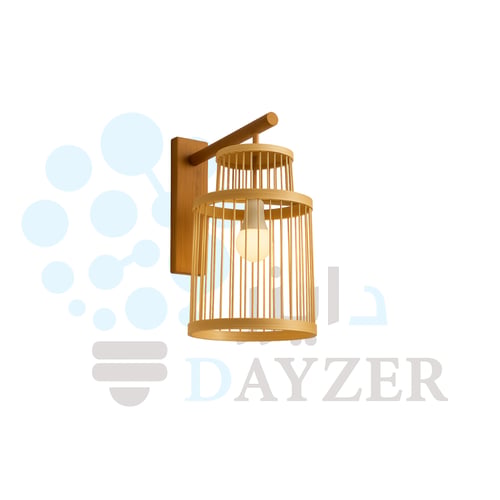 ابليك جداري خشبي بوهيمي – تصميم قفصي مميز