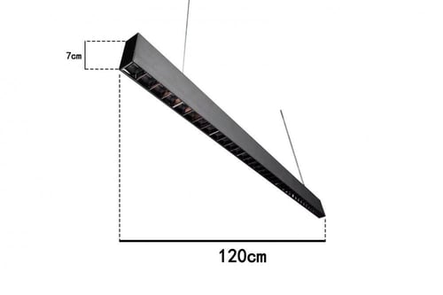 إنارة لاينر مكتبية مانعة للتوهج 60 واط – أسود | جو...