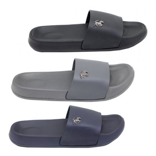 شبشب رجالي صيفي بإكسسوار حصان للاستحمام والشاطئ