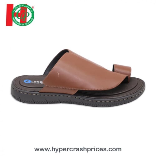 صندل رجالي ماركة لورمين طبي جلد مع اصبع