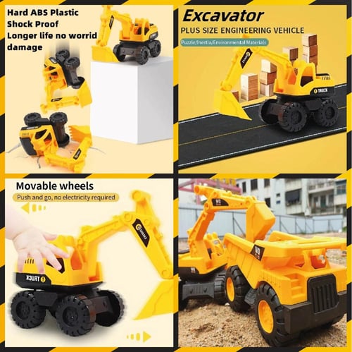 مجموعة البناء الشاملة لعبة الشاحنات المميزة لطفلك...