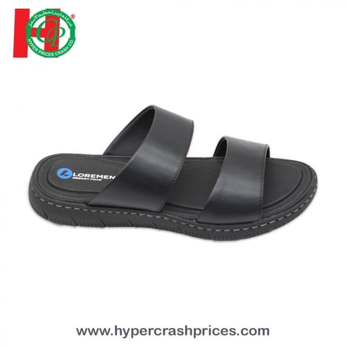 صندل رجالي جلد ماركة لورمين طبي رسمي بدون اصبع HS...