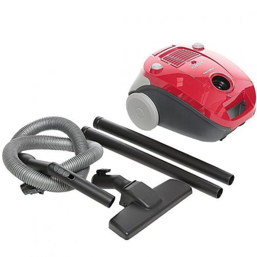 مكنسة كهربائية اسطوانية 1600 واط من سامسونج، احمر