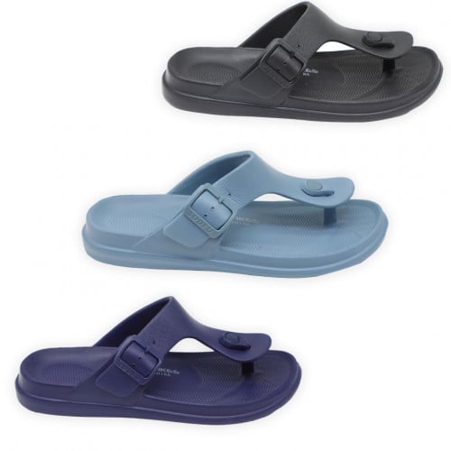 شبشب رجالي بأصبع وشكل الابزيم للاستحمام والشاطئ