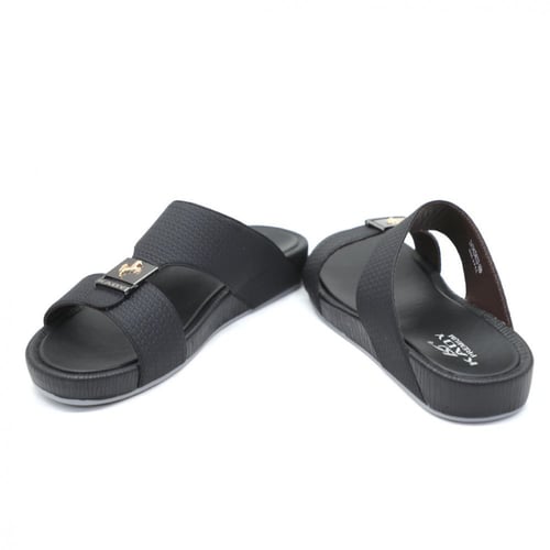 صندل طبـي خليجي رجالي بدون اصبع مزين بابزيم