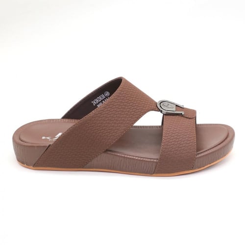 صندل طبـي خليجي رجالي بدون اصبع مزين بابزيم