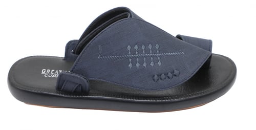 حذاء شرقي رجالي مطرز مع اصبع