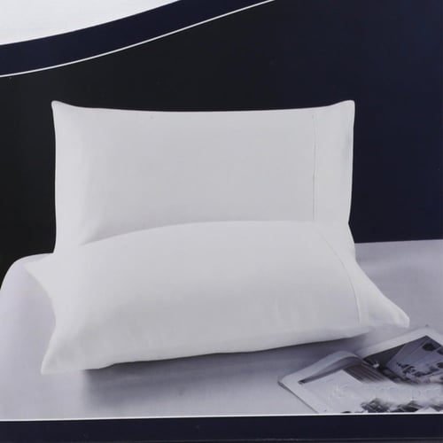 غطاء وسادة أحادي اللون قطعتين