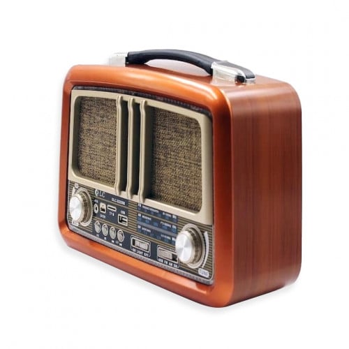 راديو محمول كلاسيكي ايه ام اف ام راديو مدمج يعمل ب...
