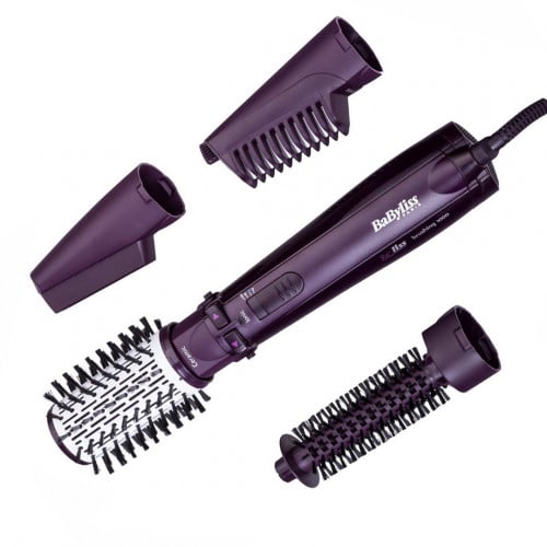 بايبليس بيلس فرشاة تصفيف الشعر دوارة بأربعة ملحقات