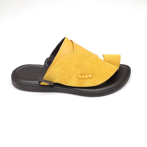 حذاء رجالي فلورا ايطالي سادة تصميم شرقي جلد طبيعي