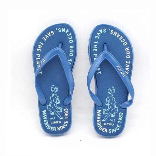 شبشب رجالي بحروف مطبوعة مريح