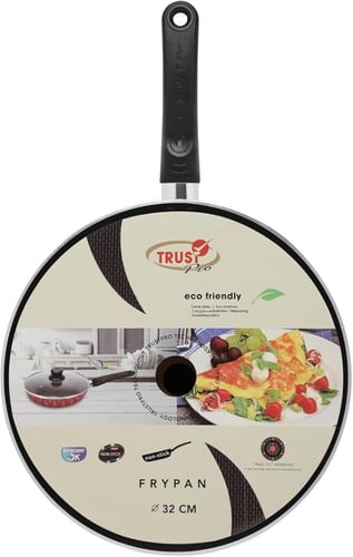 مقلاة شبه عميقة غير لاصقة بغطاء زجاجي من ترست معدن...