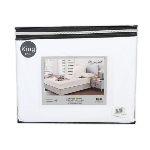 شرشف سرير كينج 4 قطع
