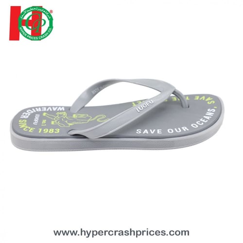 شبشب رجالي بحروف مطبوعة مريح