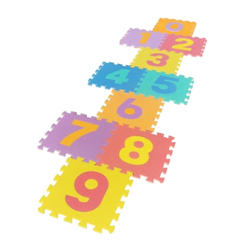 بساط أرقام تعليمية للأطفال 10 قطع تساعد على تطوير...
