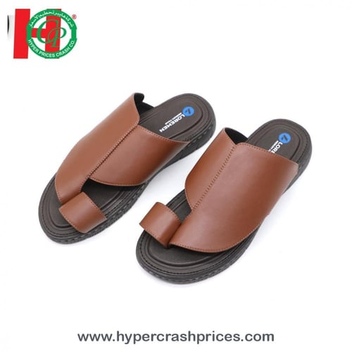 صندل رجالي ماركة لورمين طبي جلد مع اصبع
