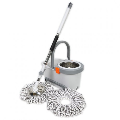 عربية نظافة ارضيات دلو مع ممسحة دوارة