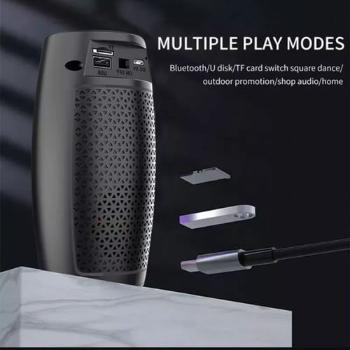 دي إل سي مكبر صوت بلوتوث قابل للشحن