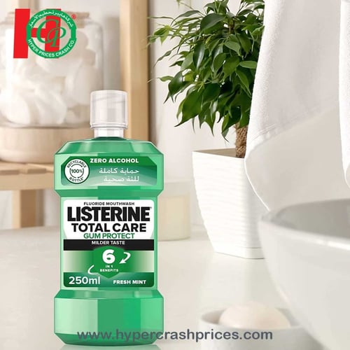 ليسترين غسول الفم بالفلورايد العناية الكاملة بخلاص...