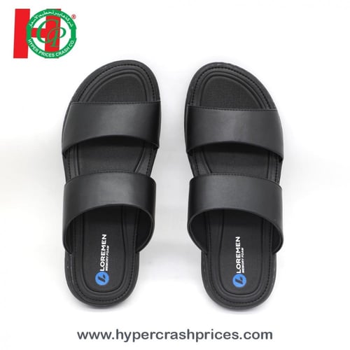 صندل رجالي جلد ماركة لورمين طبي رسمي بدون اصبع HS...