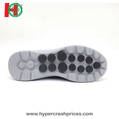 حذاء سكيتشرز كاجوال برباط مطاطي رجالي اسود