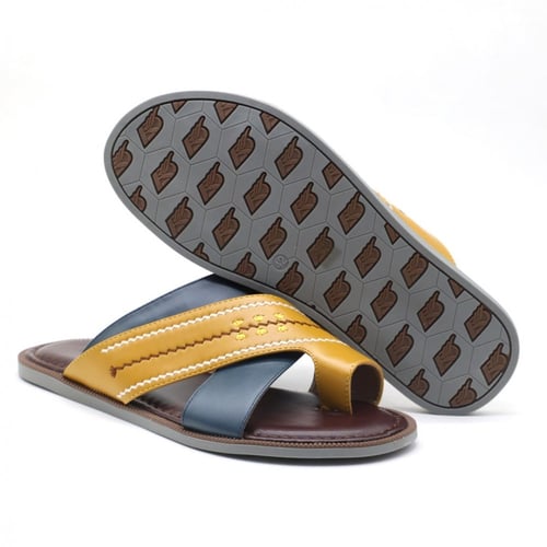 حذاء صندل رجالي شرقي ارضية طبي مطرز مع اصبع