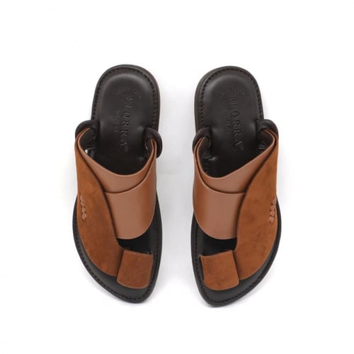 حذاء رجالي فلورا ايطالي سادة تصميم شرقي جلد طبيعي