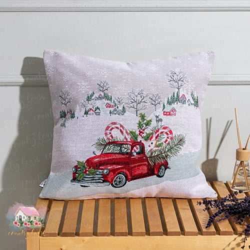 8035 كوشن السيارة الشتوية مطرزة (2)