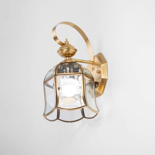 ابليك سور راقي شكل زهرة باللون الذهبي