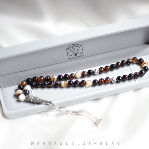 سبحة من حجر العقيق