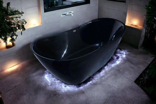 بانيو رهف 170/75 اسود كامل