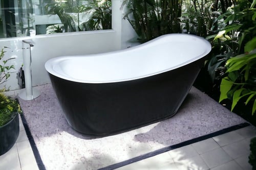 بانيو افينيوز اسود ابيض (متوفر مقاسات)