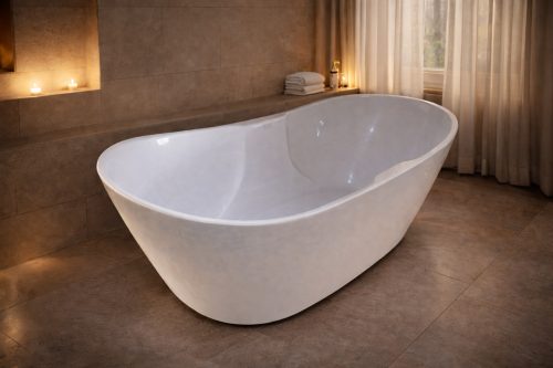 بانيو رهف 170/75ابيض كامل