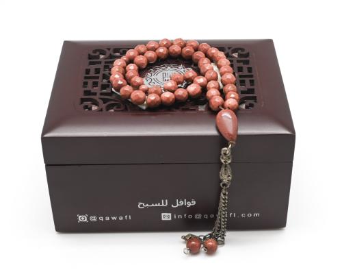 قوافل سبحة من حجر النجوم الطبيعي Quar0019