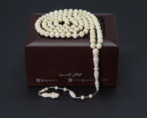 قوافل سبحة من عاج الطبيعي IV0046