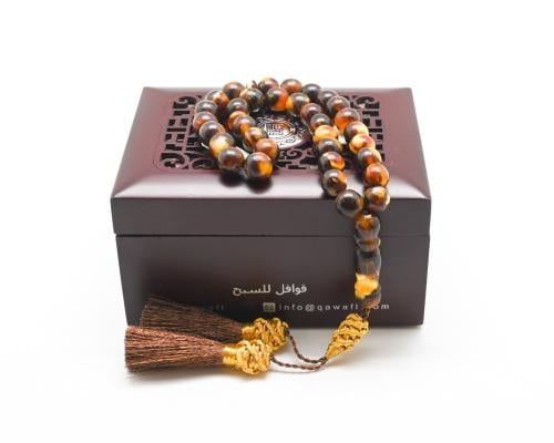 قوافل سبحة من تمساح طبيعي من النوادر Horn0009