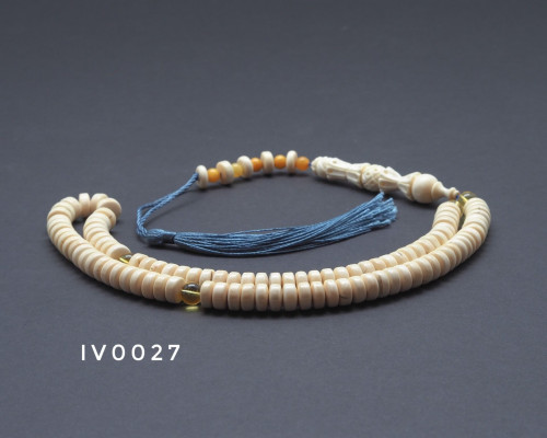 قوافل سبحة من عاج طبيعي IV0027