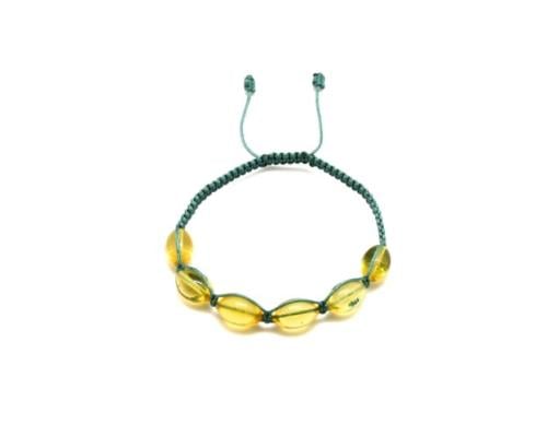 سوار من حبات كهرمان بلطيقي طبيعي Bra0012