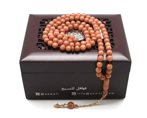 قوافلسبحة من الكهرمان كلينيكرادي طبيعي فديم Namb01...