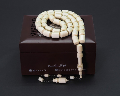 قوافل سبحة من العاج الطبيعي سادة IV0056