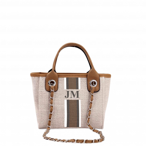 شنطة ناڤا حجم S مخصصة بالحروف الخاصة بك - شنط يد ن...