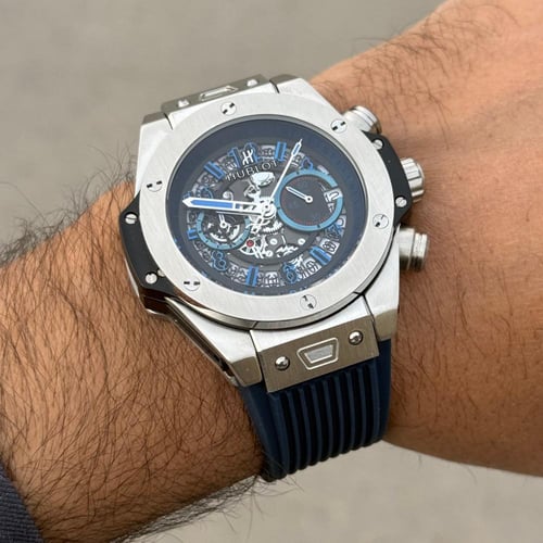 ساعة بق بانق الجديده الزرقاء