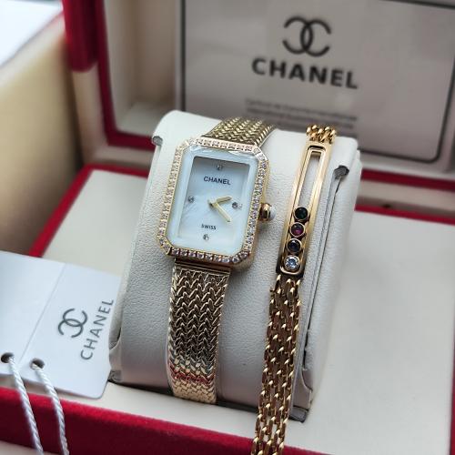 ساعة نسائيه شانيل مع سواره